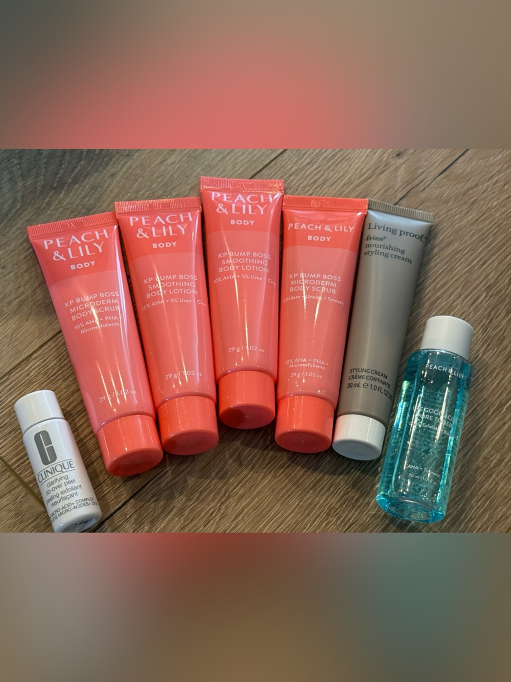 Peach & Lily Body KP Bump Boss Microderm Body Polish - Coral Set